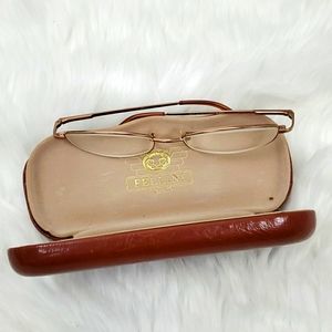 Fellini case + glasses frame metal
